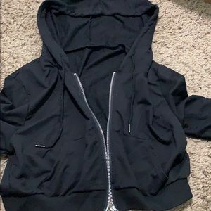 Black zip up